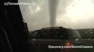 Storm Chasers Drive Into Tornado, Film From Inside